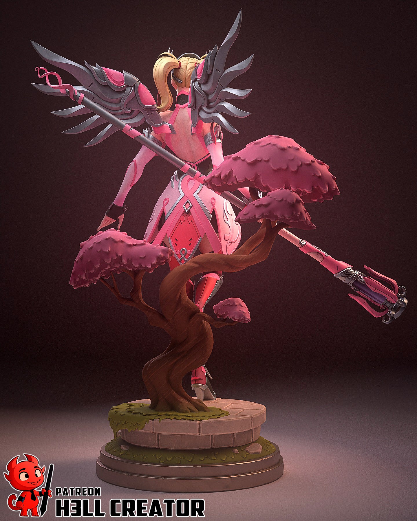 Mercy | 3D Printed Resin Model | Unpainted or Hand-Painted