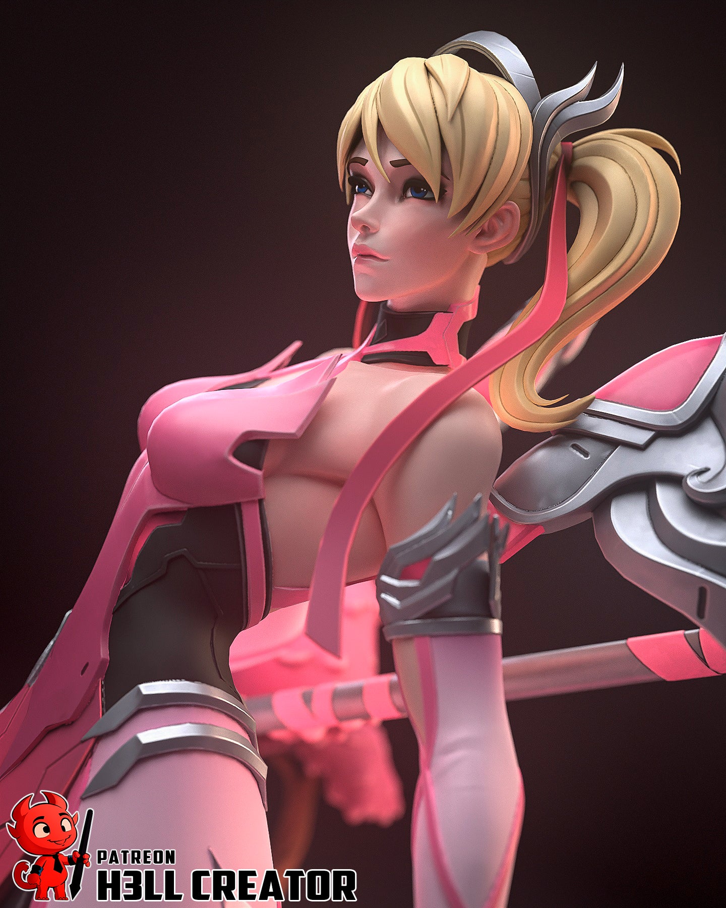 Mercy | 3D Printed Resin Model | Unpainted or Hand-Painted