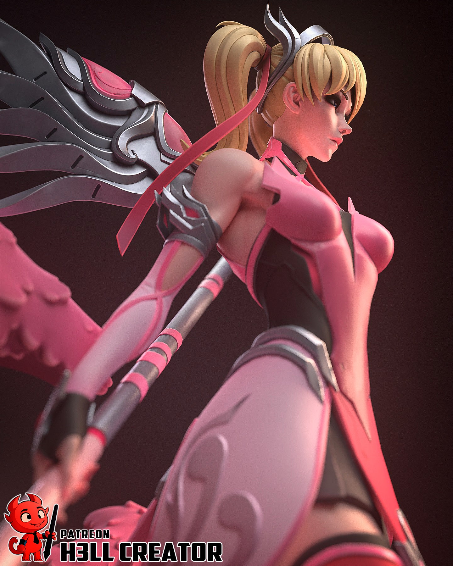 Mercy | 3D Printed Resin Model | Unpainted or Hand-Painted
