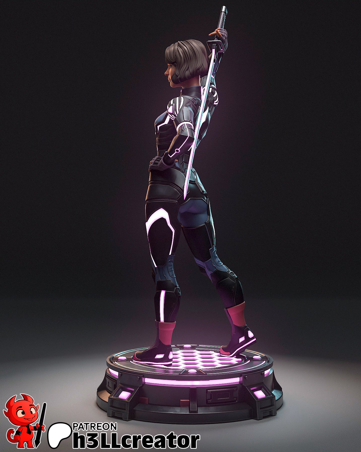 Mio | 3D Printed Resin Model | Unpainted or Hand-Painted