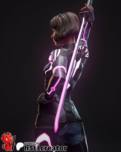 Mio | 3D Printed Resin Model | Unpainted or Hand-Painted