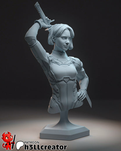 Mio | 3D Printed Resin Model | Unpainted or Hand-Painted
