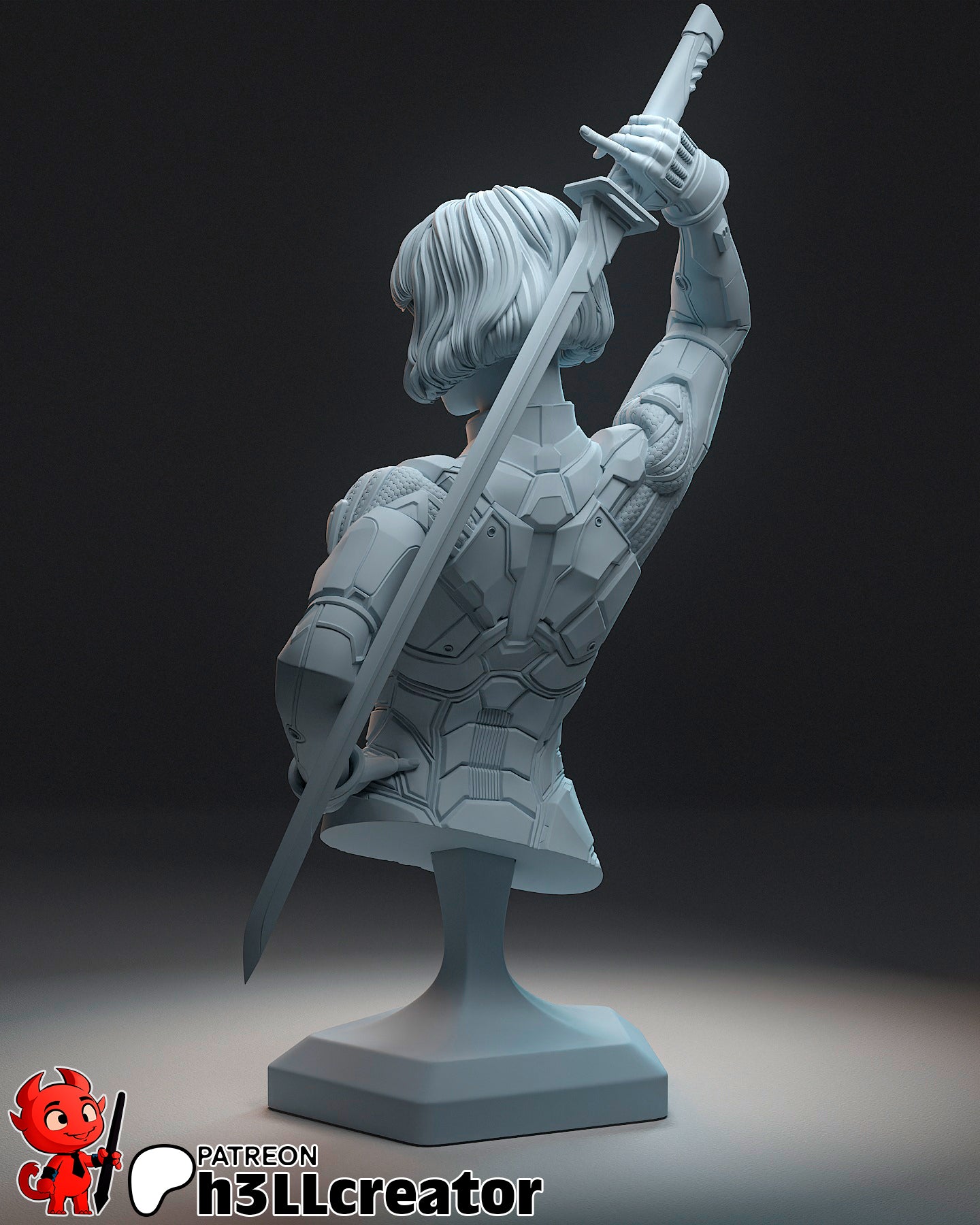Mio | 3D Printed Resin Model | Unpainted or Hand-Painted