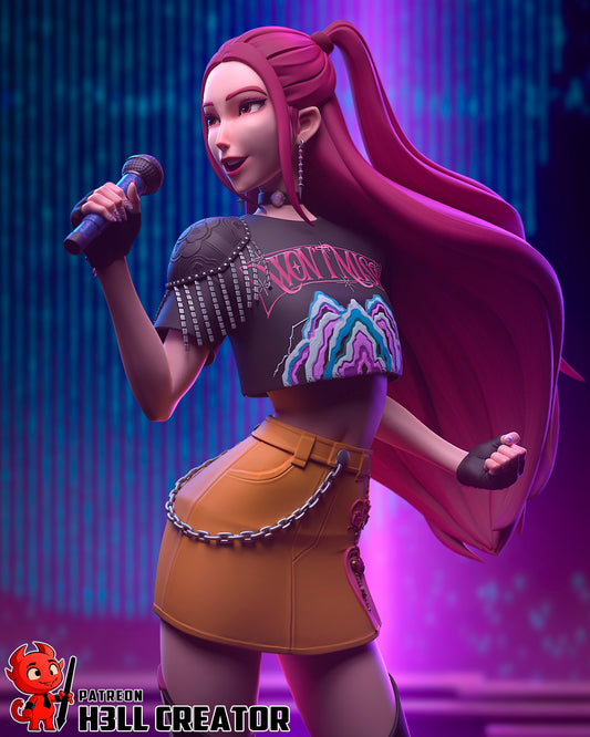 Mira | 3D Printed Resin Model | Unpainted or Hand-Painted