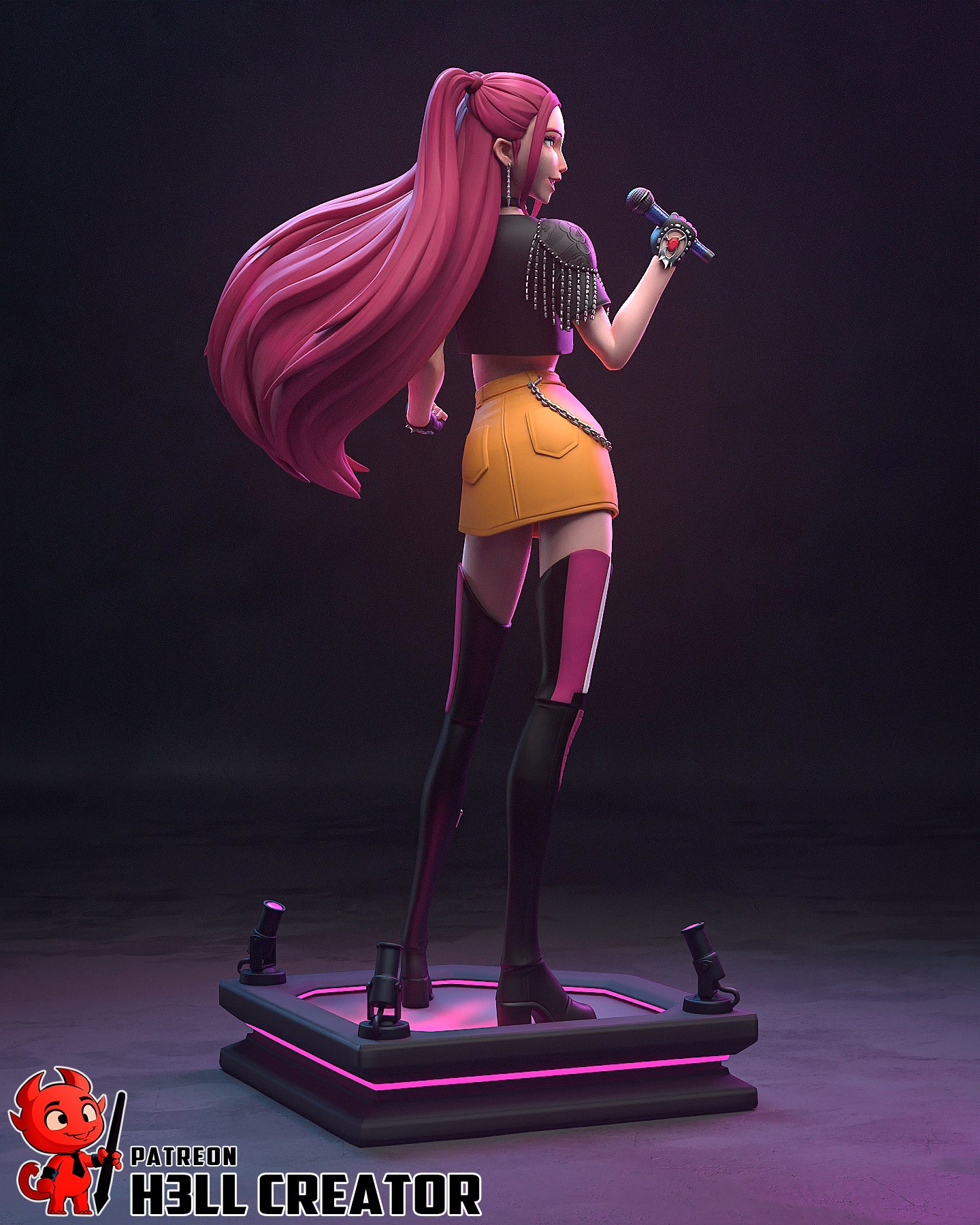 Mira | 3D Printed Resin Model | Unpainted or Hand-Painted