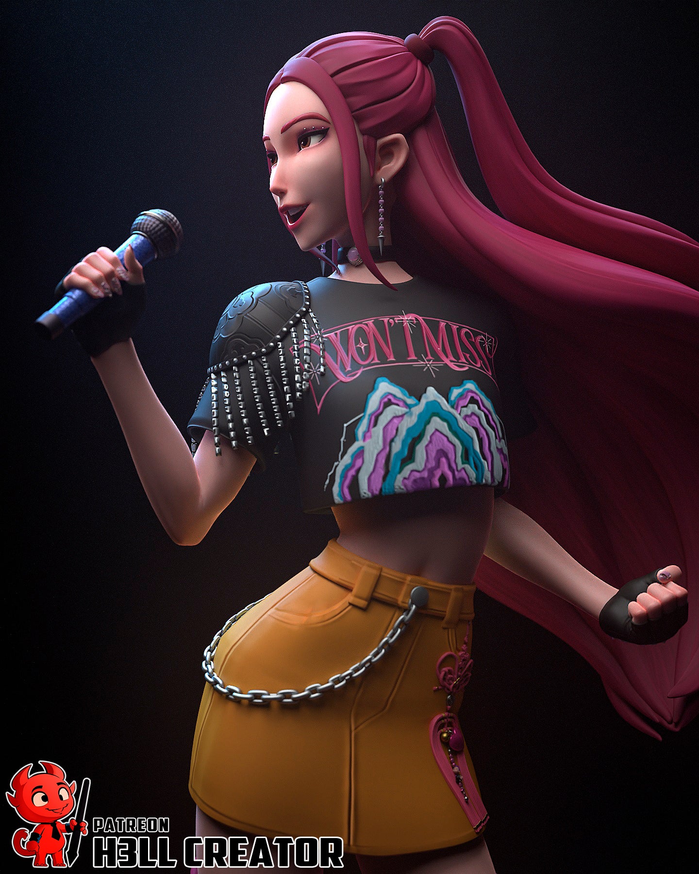 Mira | 3D Printed Resin Model | Unpainted or Hand-Painted