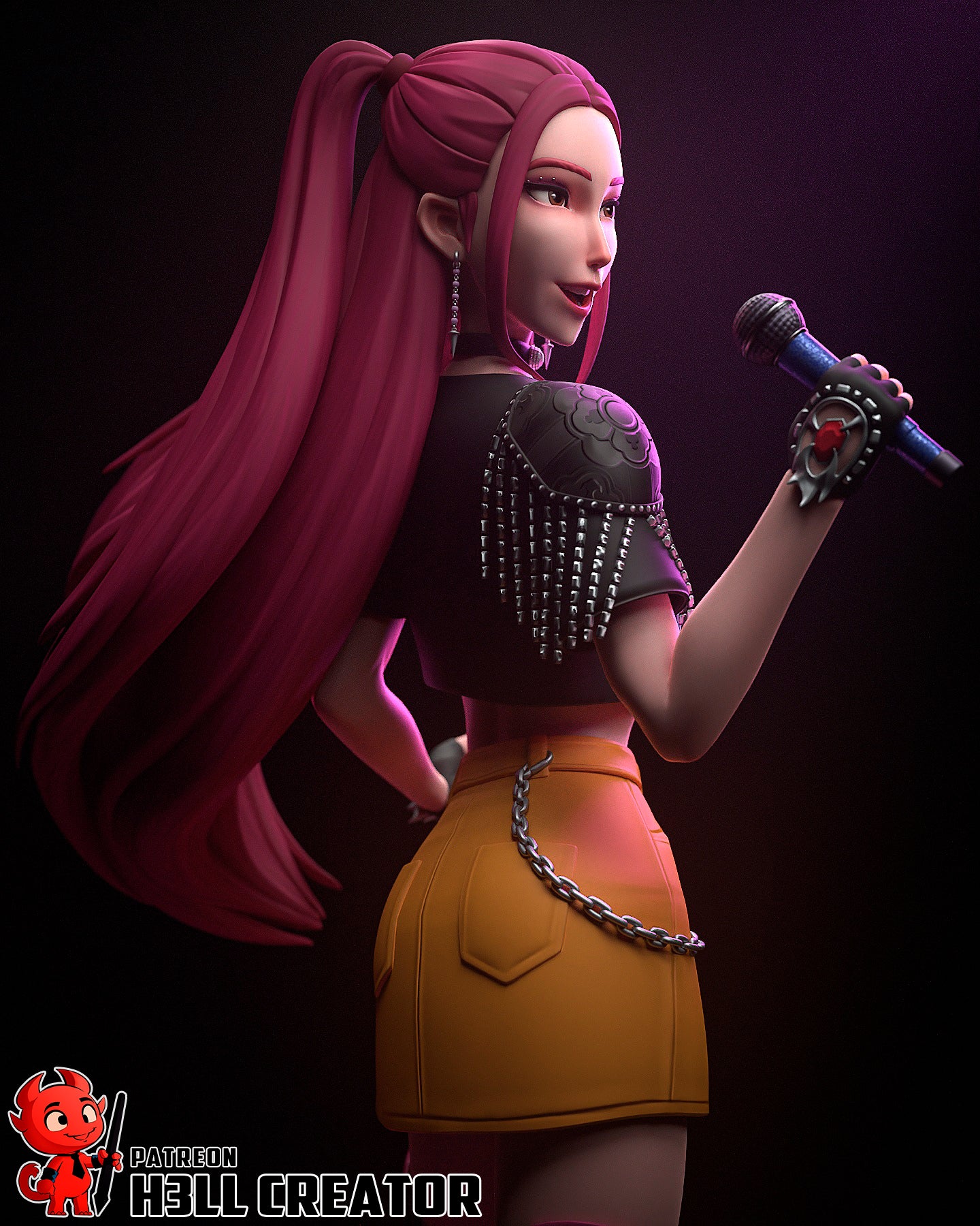 Mira | 3D Printed Resin Model | Unpainted or Hand-Painted