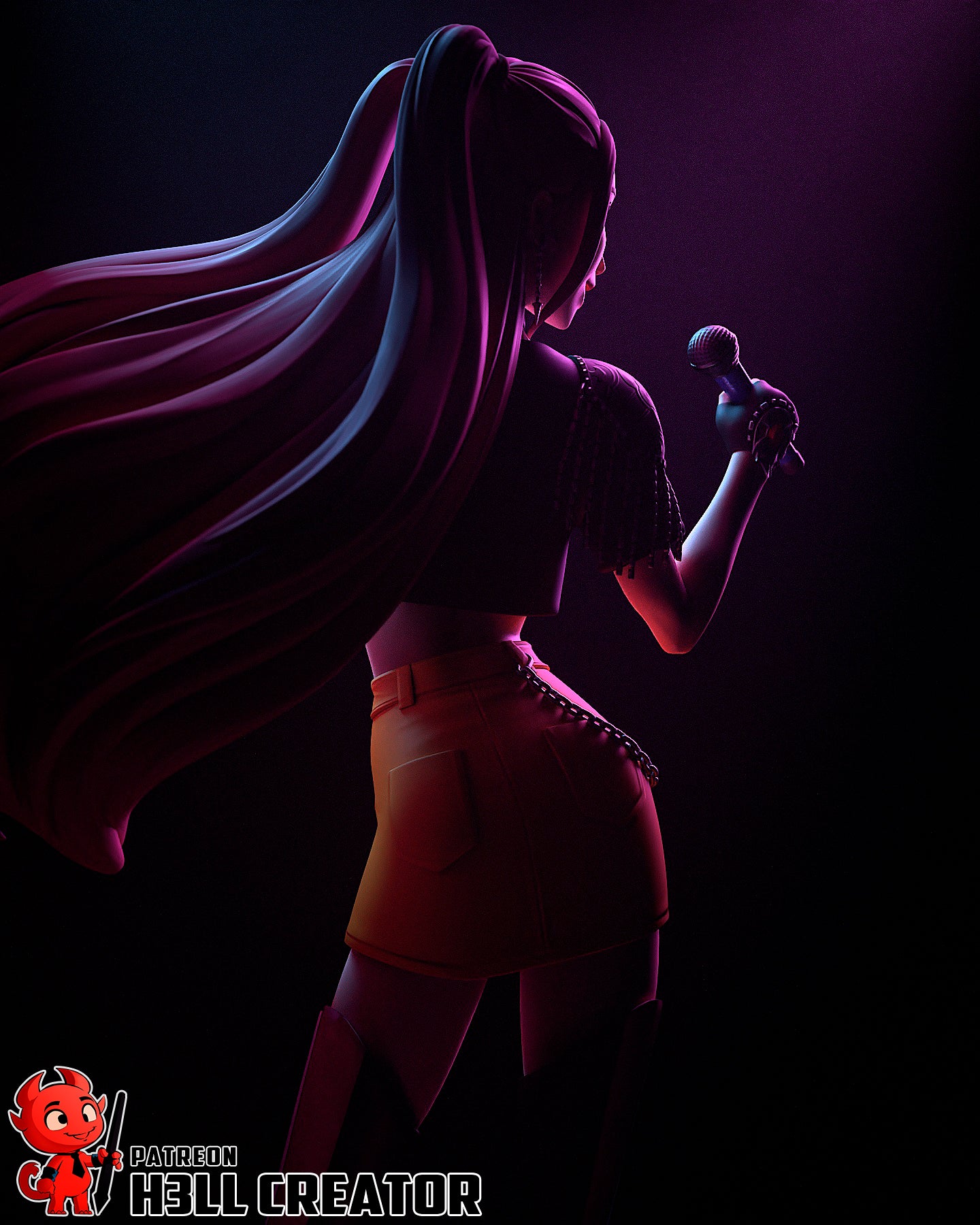 Mira – K‑Pop Demon Hunters - Resin model