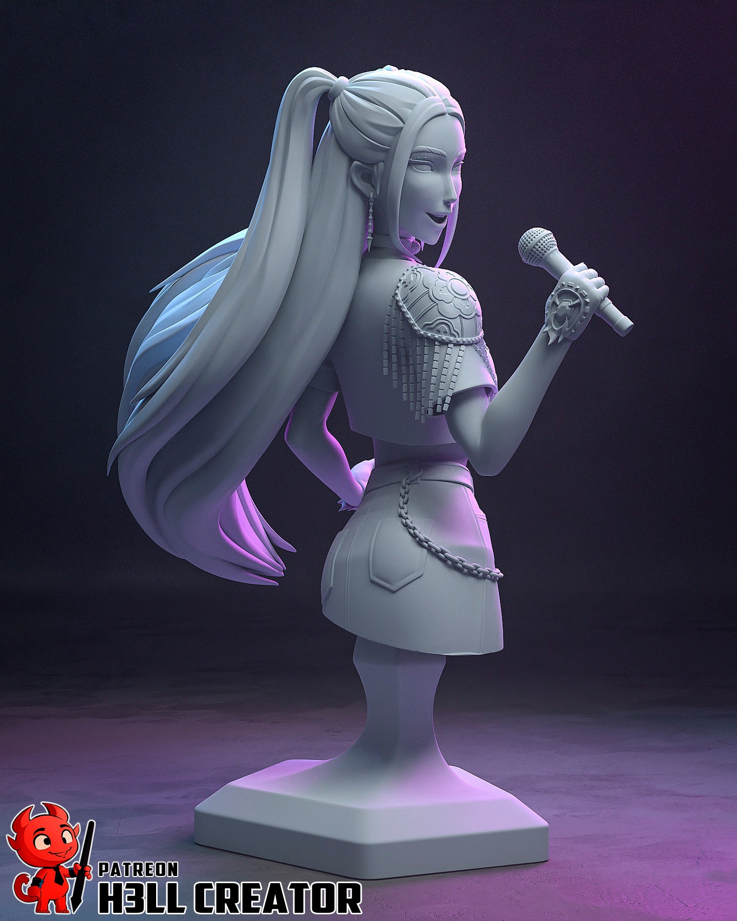 Mira | 3D Printed Resin Model | Unpainted or Hand-Painted