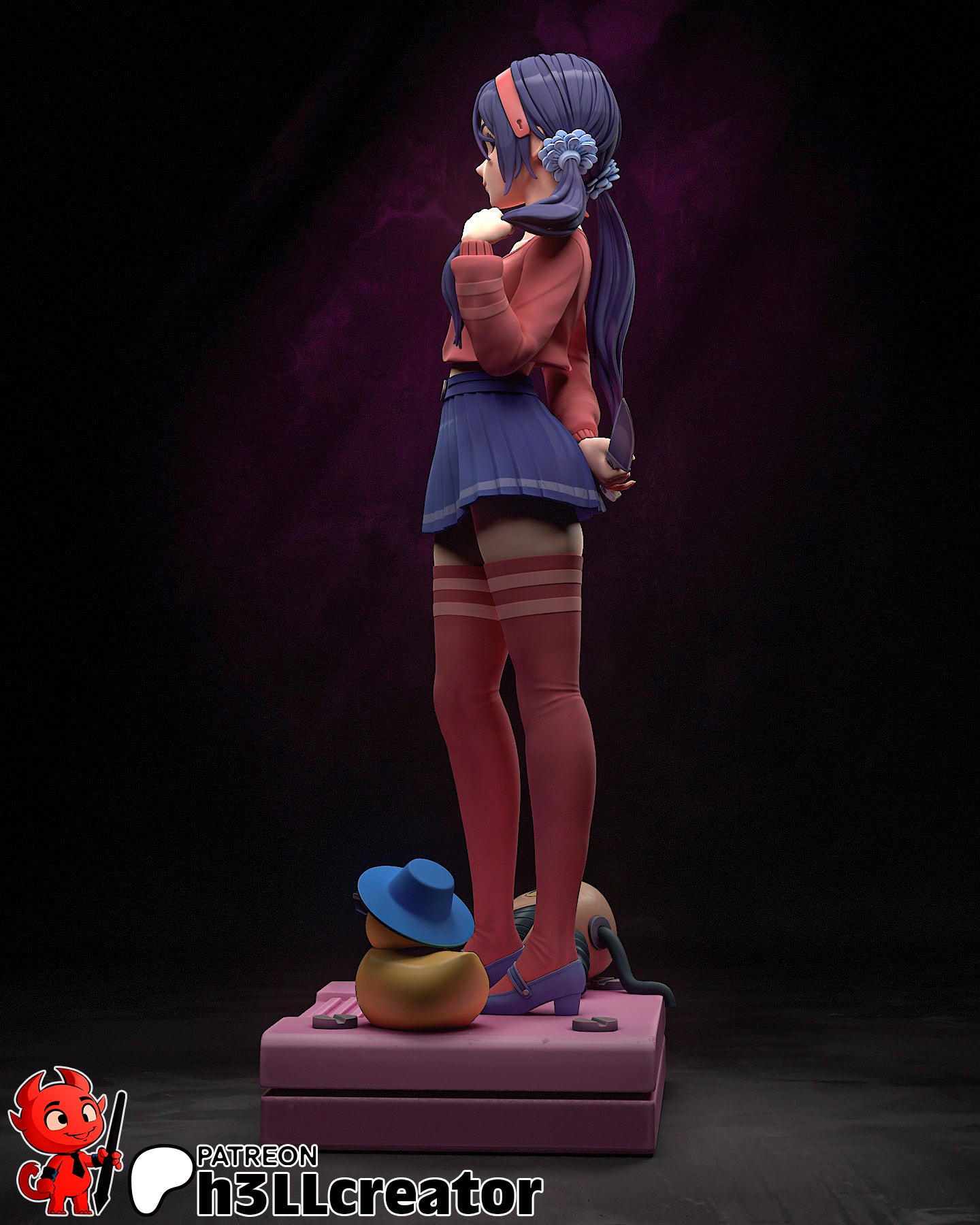 Mita | 3D Printed Resin Model | Unpainted or Hand-Painted