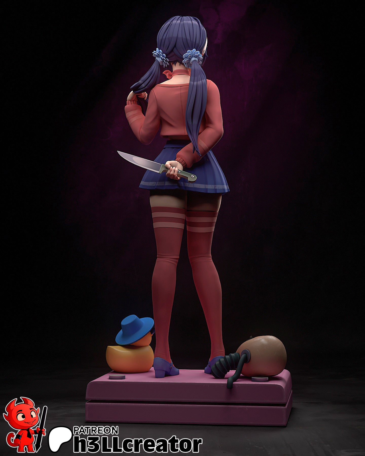 Mita | 3D Printed Resin Model | Unpainted or Hand-Painted