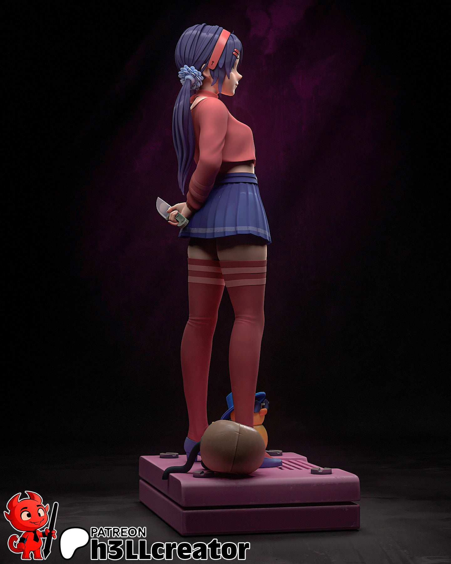 Mita | 3D Printed Resin Model | Unpainted or Hand-Painted