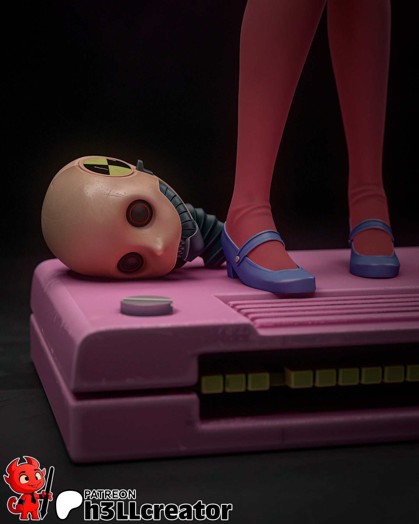 Mita | 3D Printed Resin Model | Unpainted or Hand-Painted