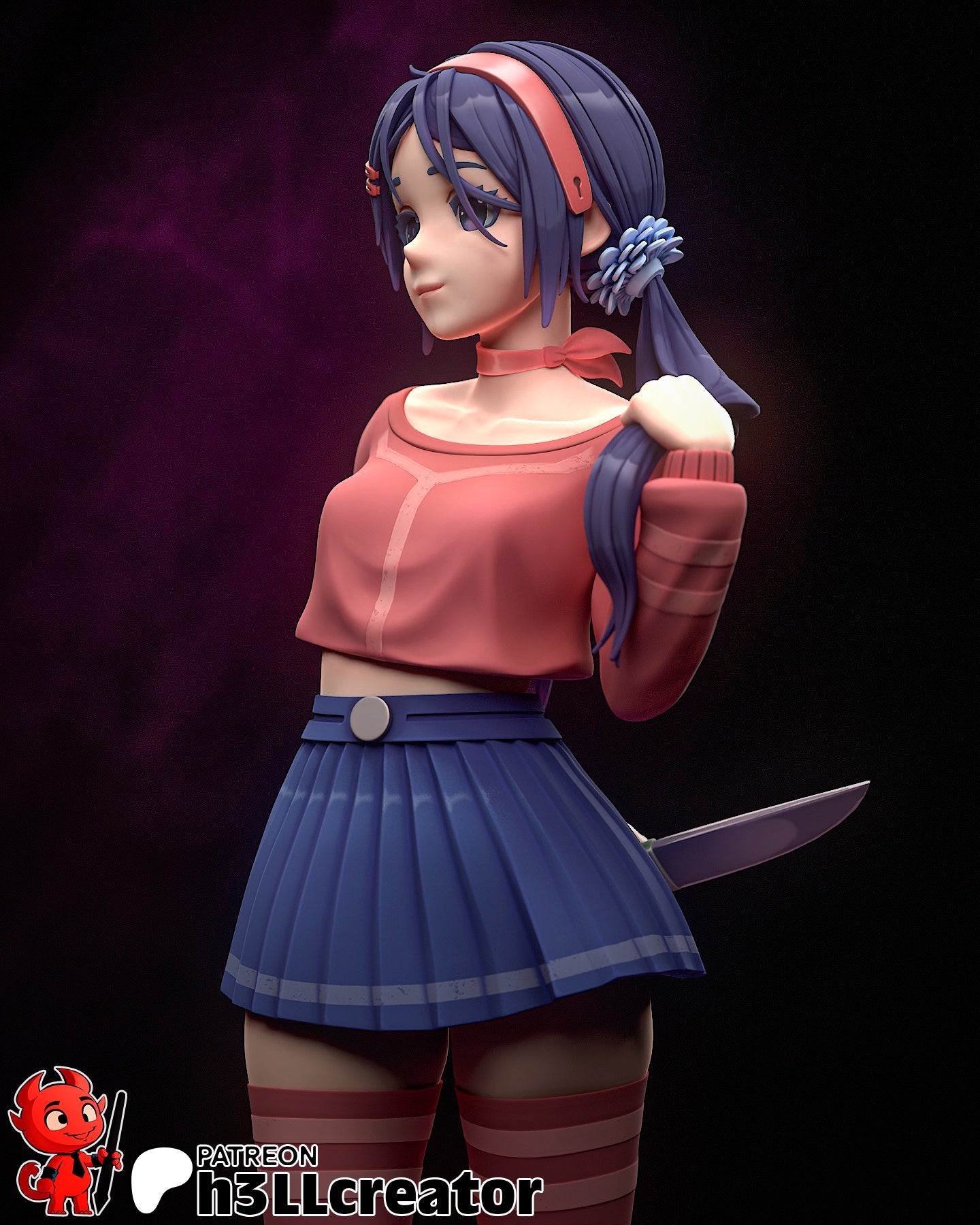 Mita | 3D Printed Resin Model | Unpainted or Hand-Painted