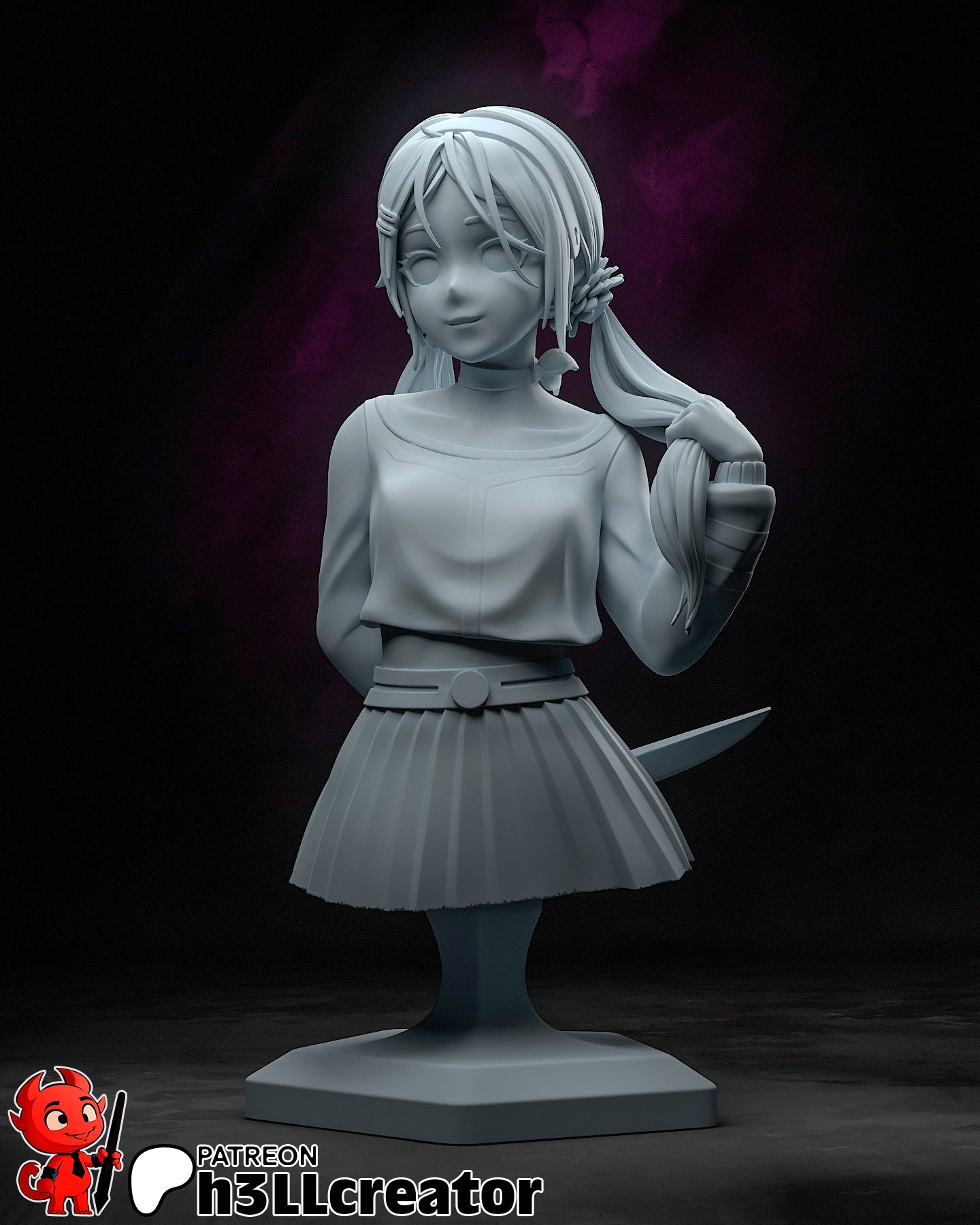 Mita | 3D Printed Resin Model | Unpainted or Hand-Painted