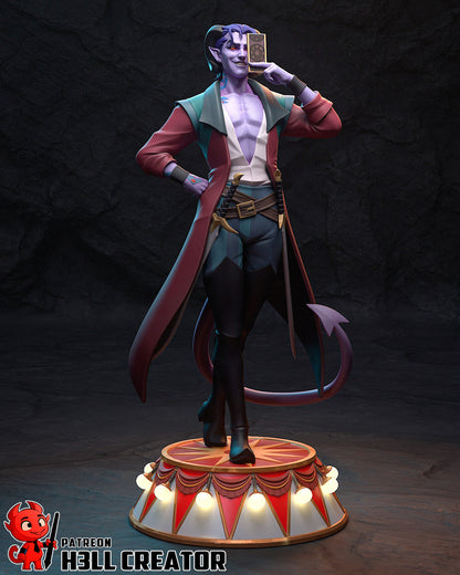 Mollymauk | 3D Printed Resin Model | Unpainted or Hand-Painted