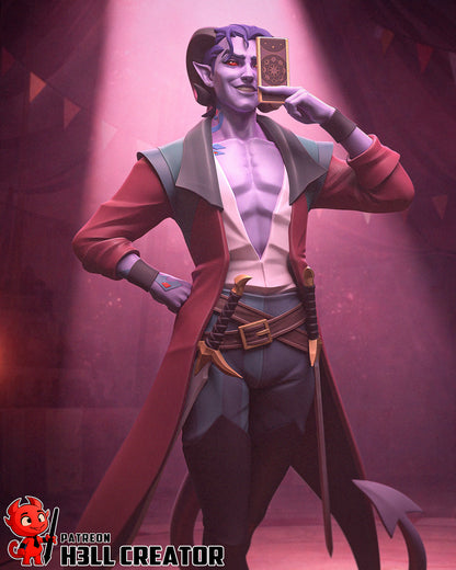 Mollymauk | 3D Printed Resin Model | Unpainted or Hand-Painted