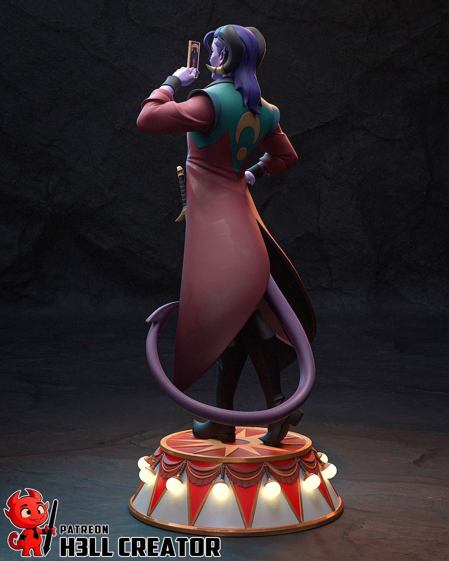 Mollymauk | 3D Printed Resin Model | Unpainted or Hand-Painted