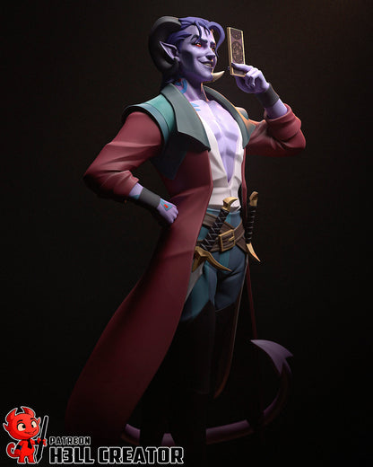 Mollymauk | 3D Printed Resin Model | Unpainted or Hand-Painted