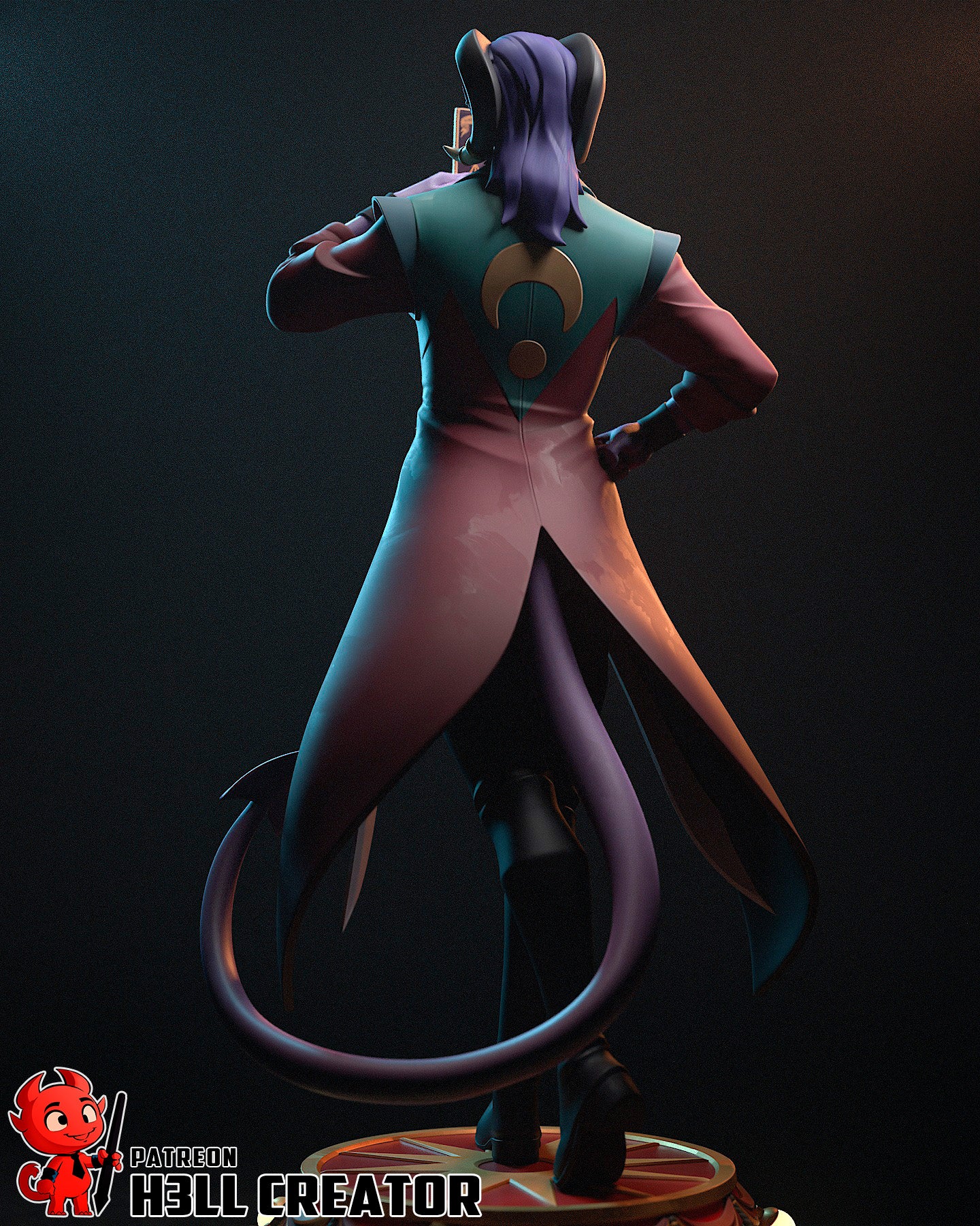 Mollymauk | 3D Printed Resin Model | Unpainted or Hand-Painted