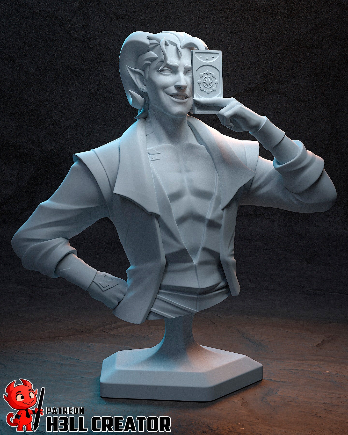 Mollymauk | 3D Printed Resin Model | Unpainted or Hand-Painted