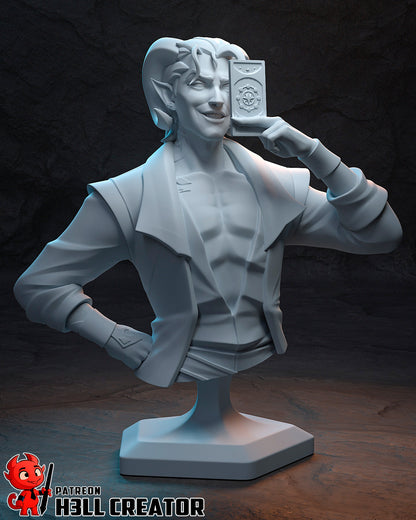 Mollymauk | 3D Printed Resin Model | Unpainted or Hand-Painted