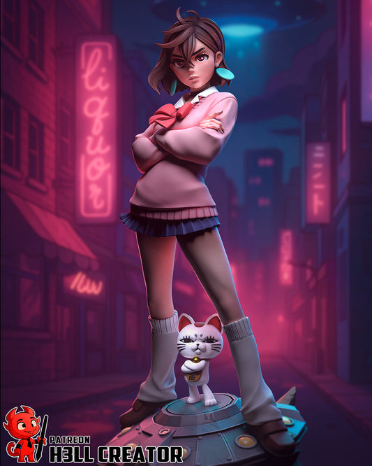 Momo Ayase | 3D Printed Resin Model | Unpainted or Hand-Painted