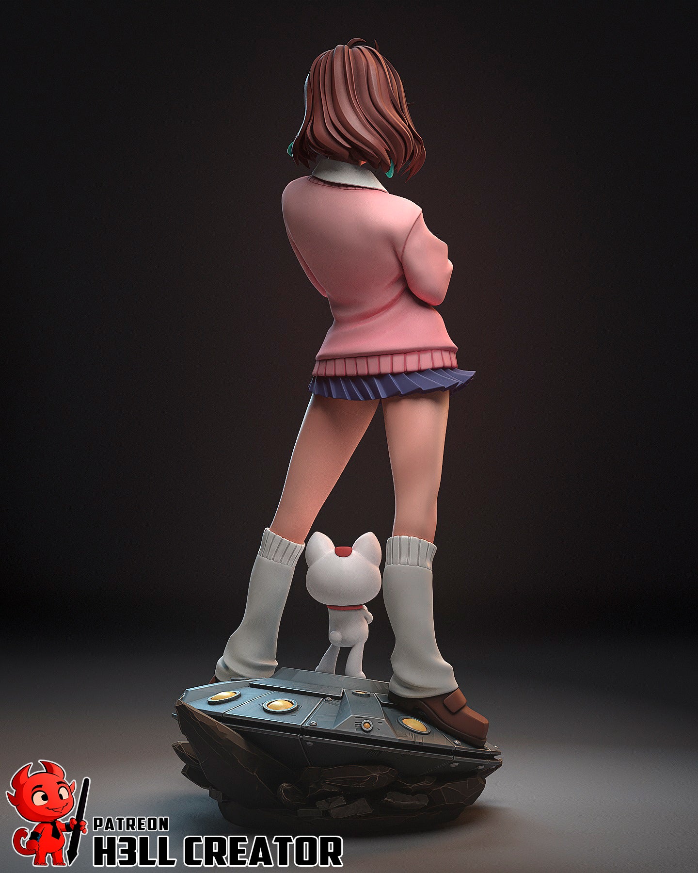 Momo Ayase | 3D Printed Resin Model | Unpainted or Hand-Painted