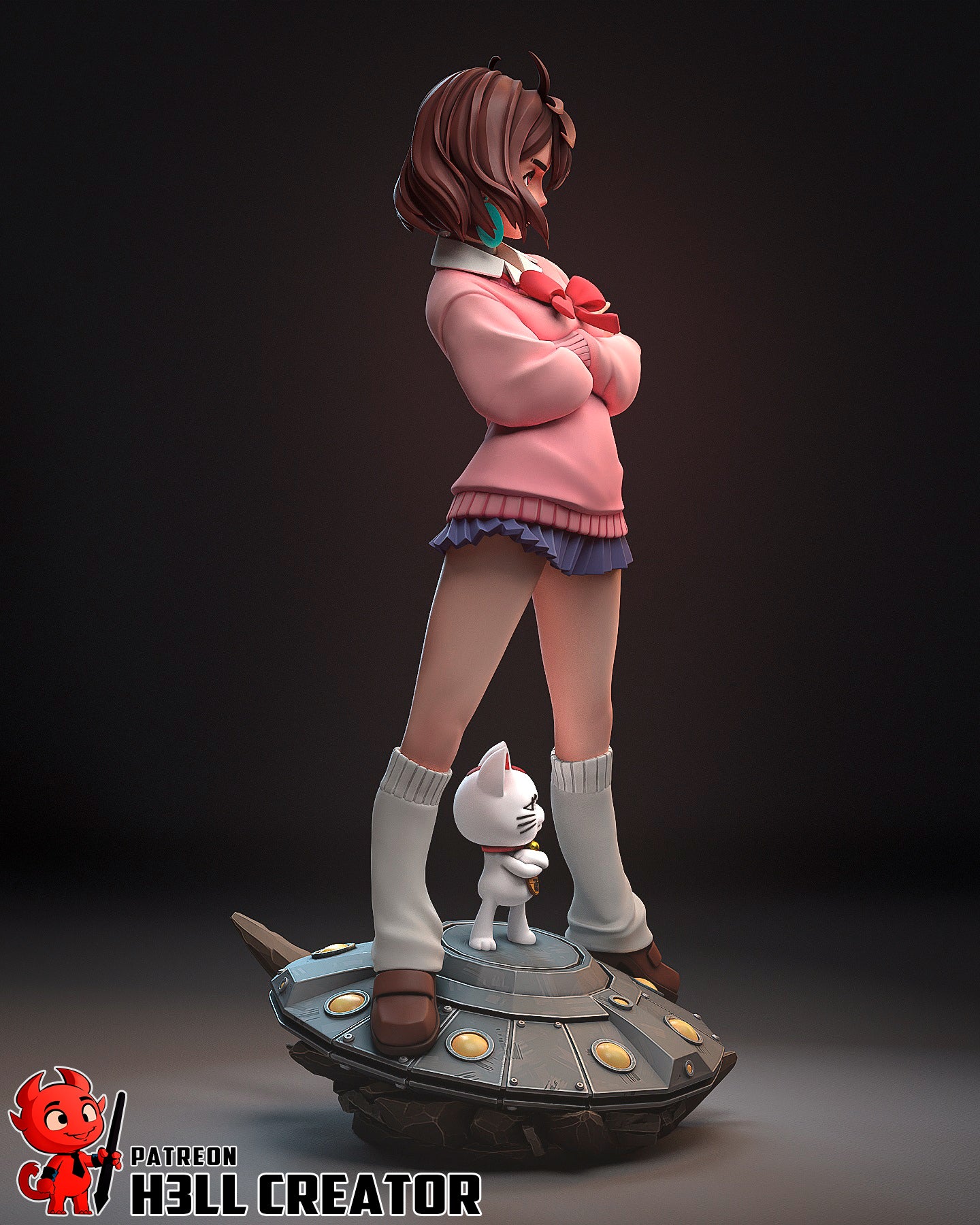 Momo Ayase | 3D Printed Resin Model | Unpainted or Hand-Painted
