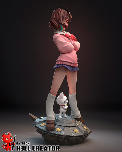 Momo Ayase | 3D Printed Resin Model | Unpainted or Hand-Painted