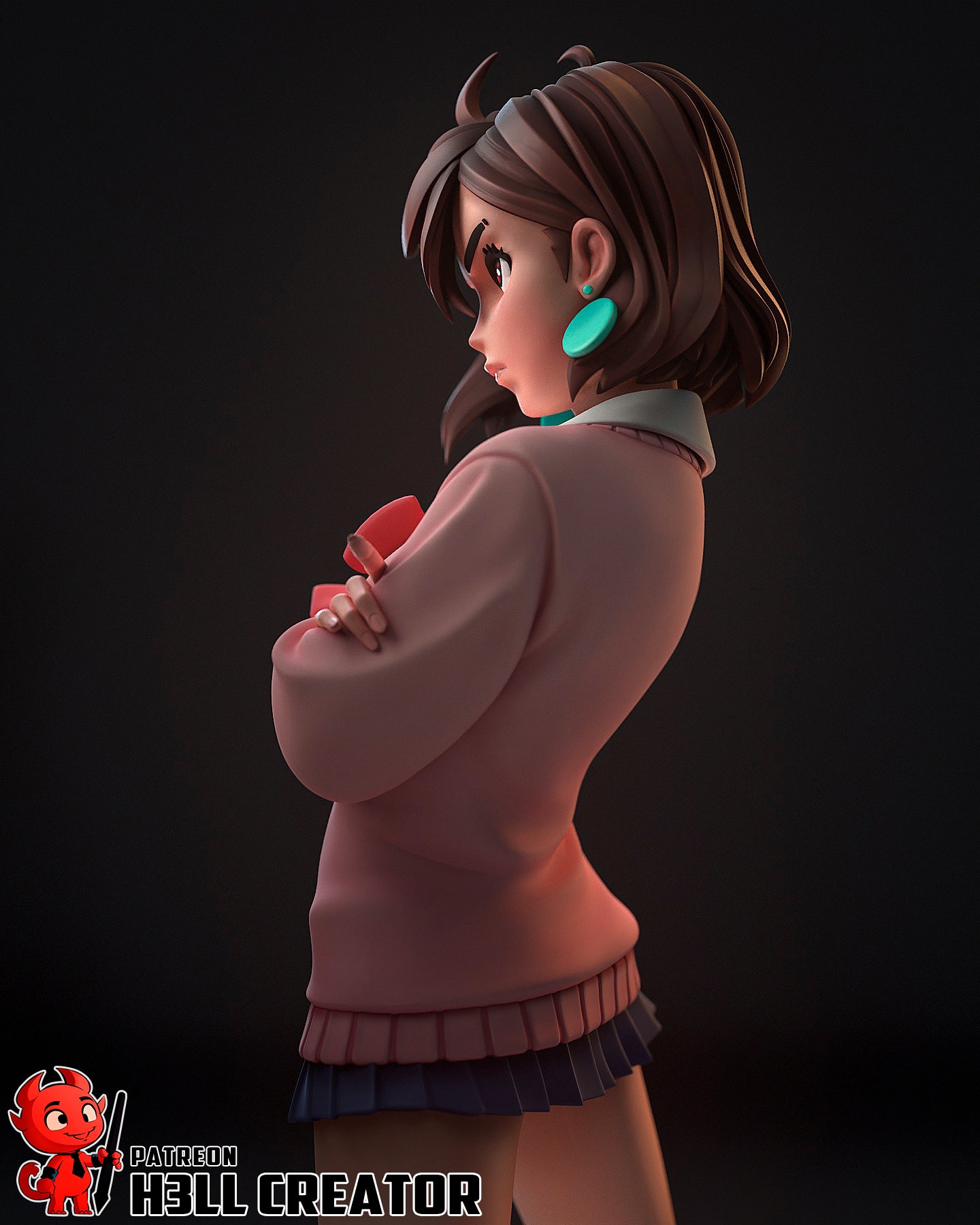 Momo Ayase | 3D Printed Resin Model | Unpainted or Hand-Painted