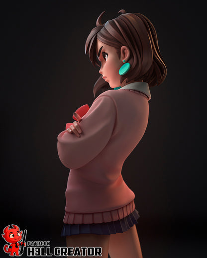 Momo Ayase | 3D Printed Resin Model | Unpainted or Hand-Painted