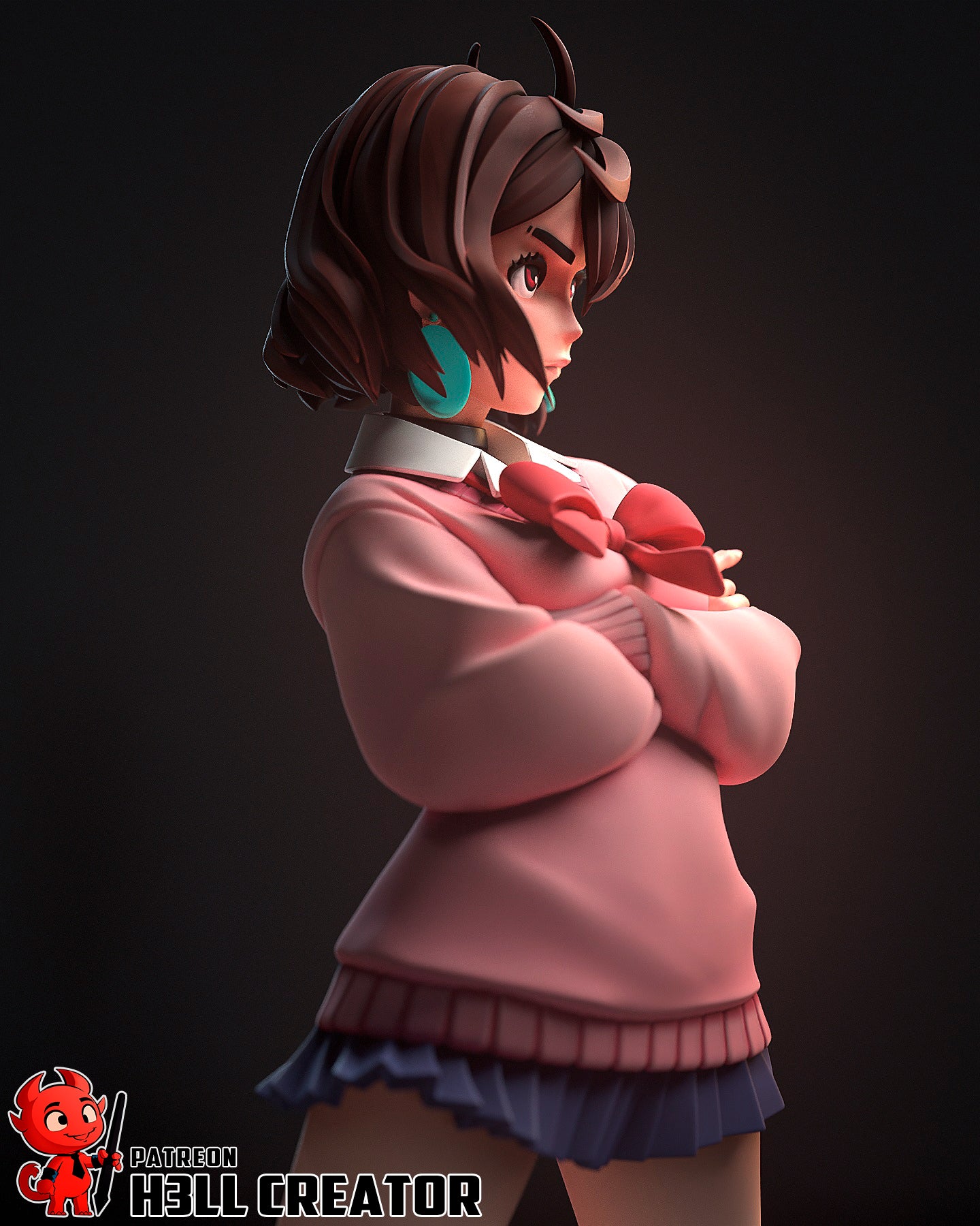 Momo Ayase | 3D Printed Resin Model | Unpainted or Hand-Painted
