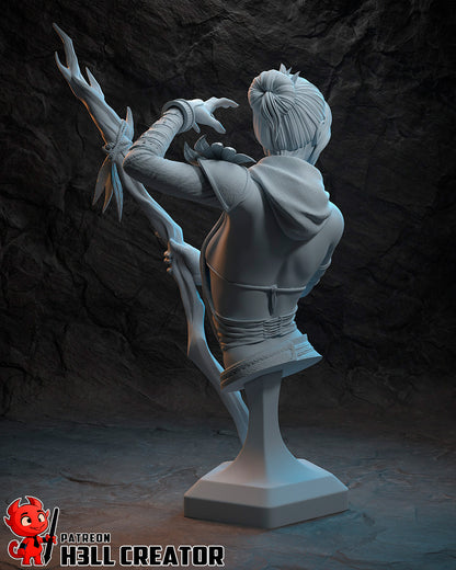 Morrigan | 3D Printed Resin Model | Unpainted or Hand-Painted