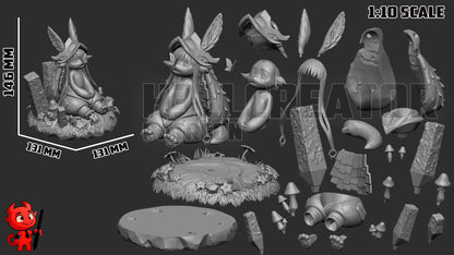 Nanachi | 3D Printed Resin Model | Unpainted or Hand-Painted