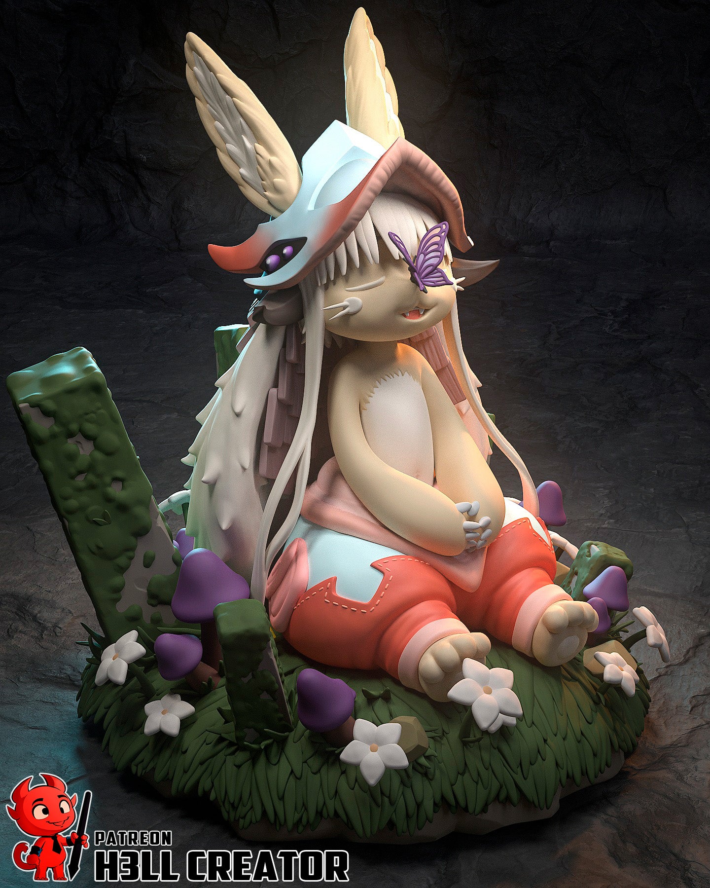 Nanachi | 3D Printed Resin Model | Unpainted or Hand-Painted