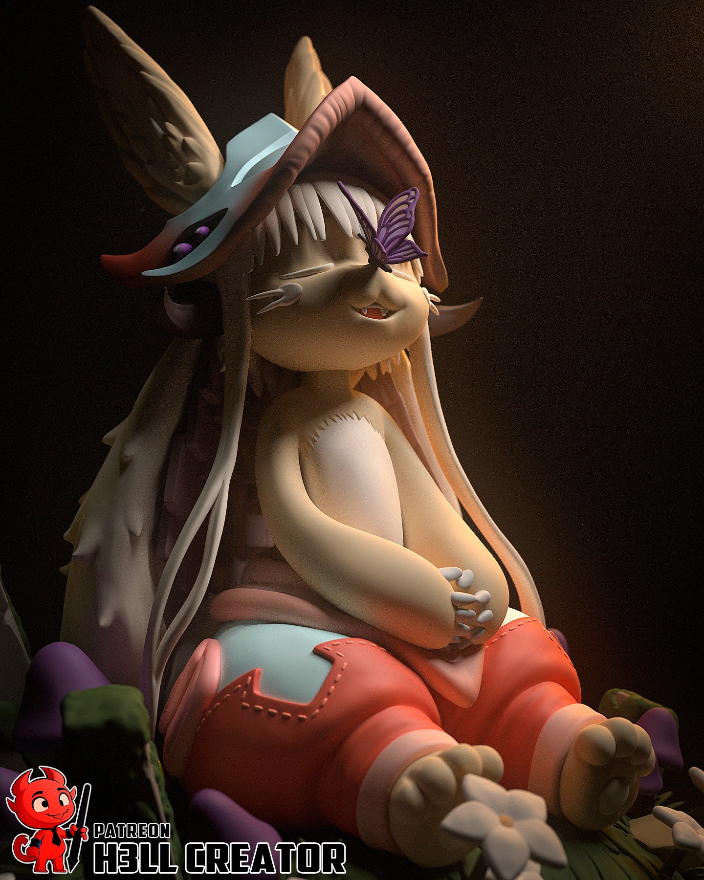 Nanachi | 3D Printed Resin Model | Unpainted or Hand-Painted