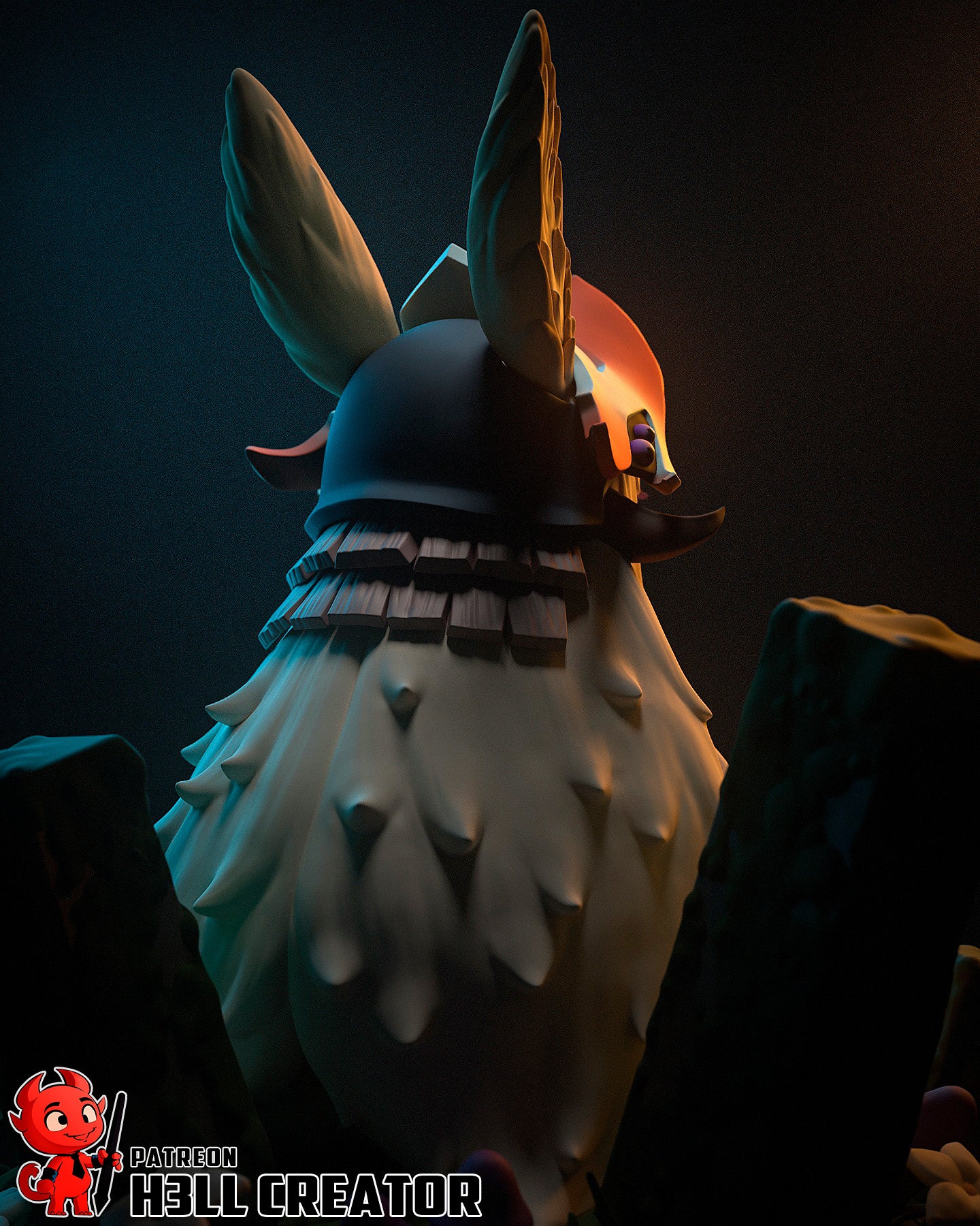 Nanachi | 3D Printed Resin Model | Unpainted or Hand-Painted
