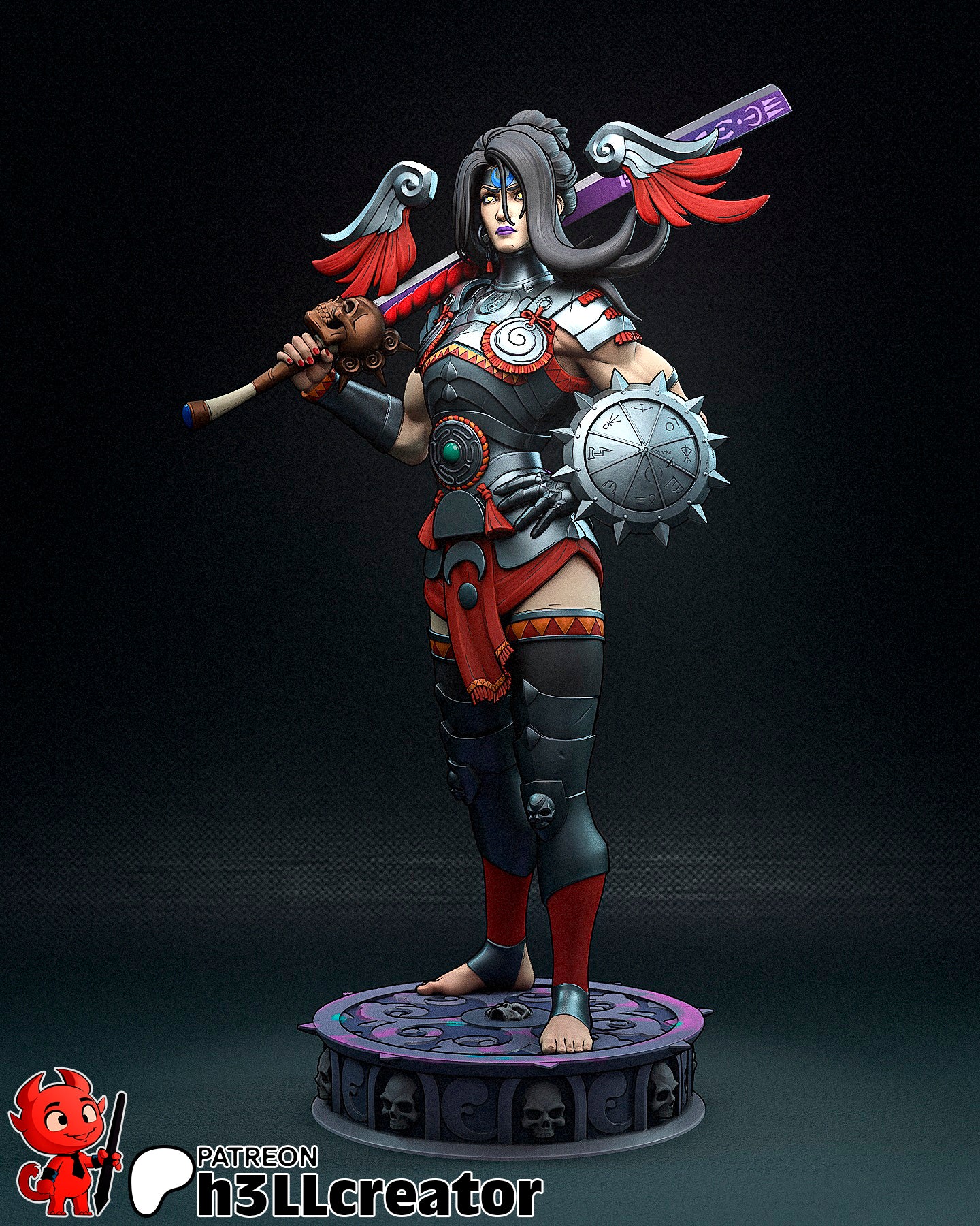 Nemesis | 3D Printed Resin Model | Unpainted or Hand-Painted