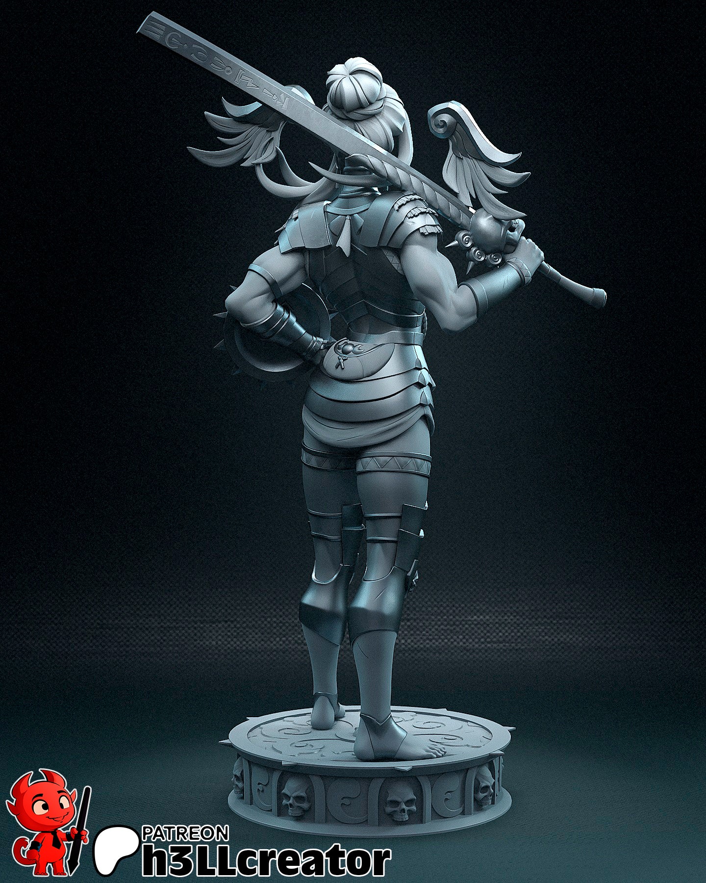 Nemesis | 3D Printed Resin Model | Unpainted or Hand-Painted