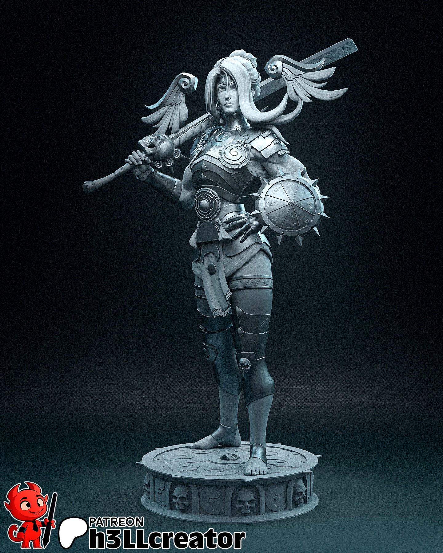 Nemesis | 3D Printed Resin Model | Unpainted or Hand-Painted