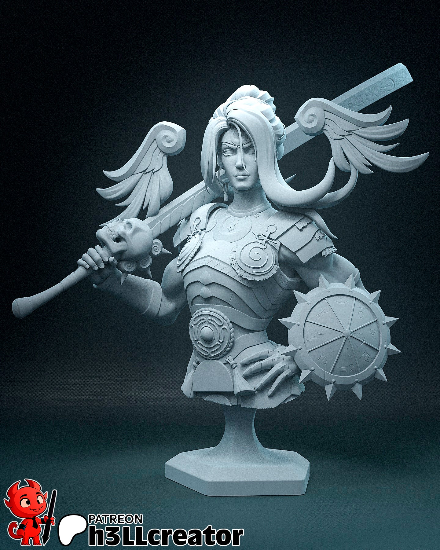 Nemesis | 3D Printed Resin Model | Unpainted or Hand-Painted