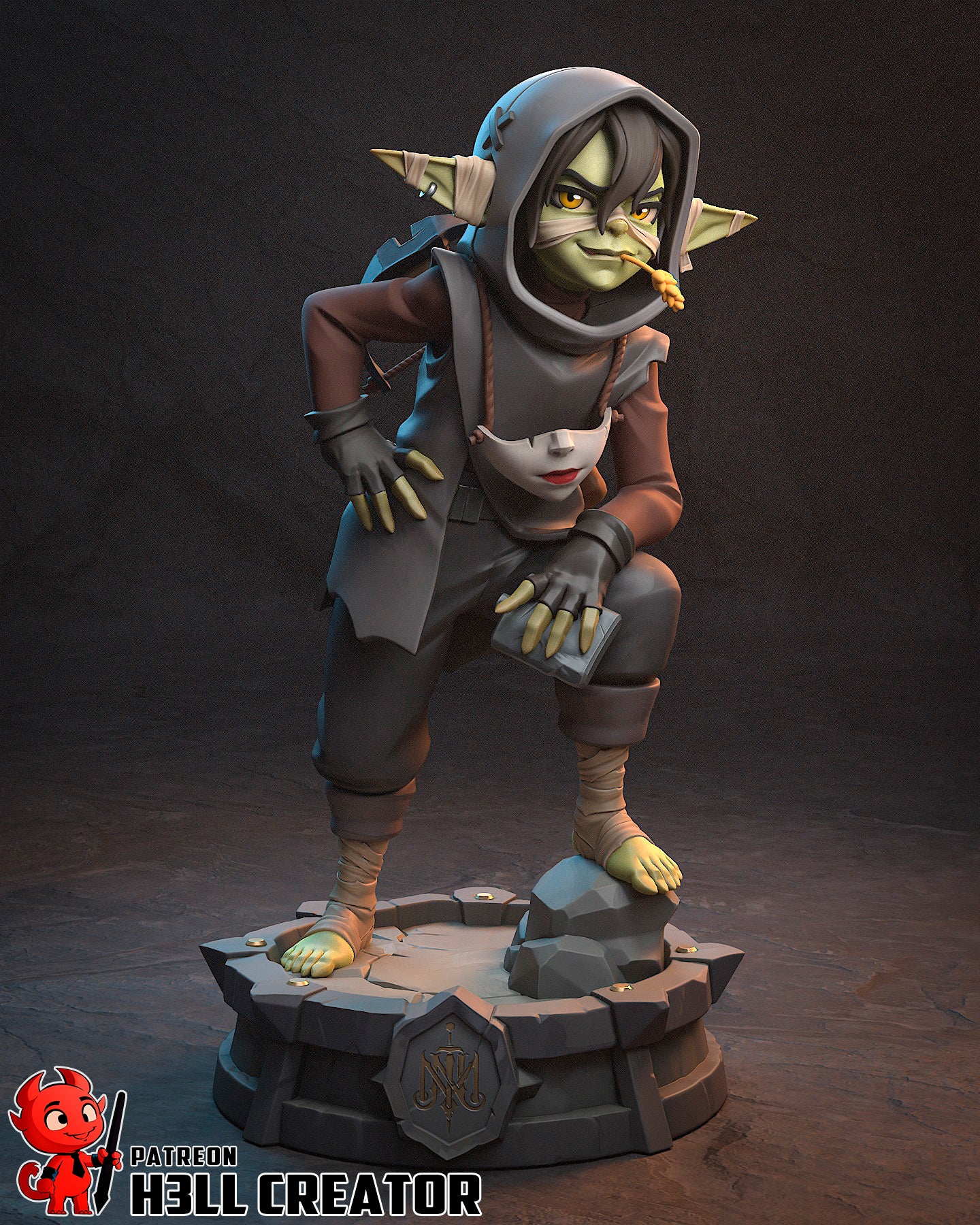 Nott | 3D Printed Resin Model | Unpainted or Hand-Painted