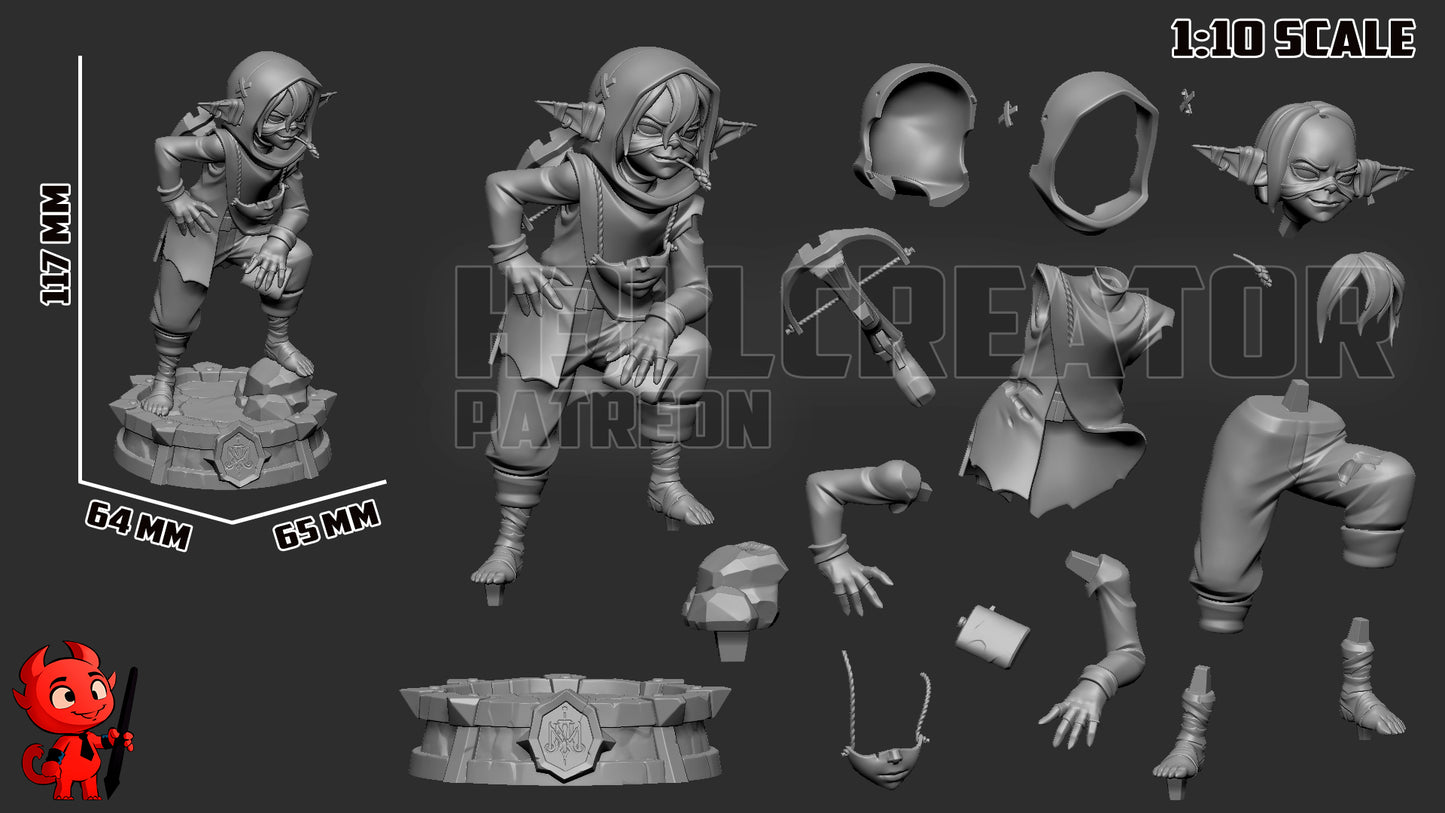 Nott | 3D Printed Resin Model | Unpainted or Hand-Painted