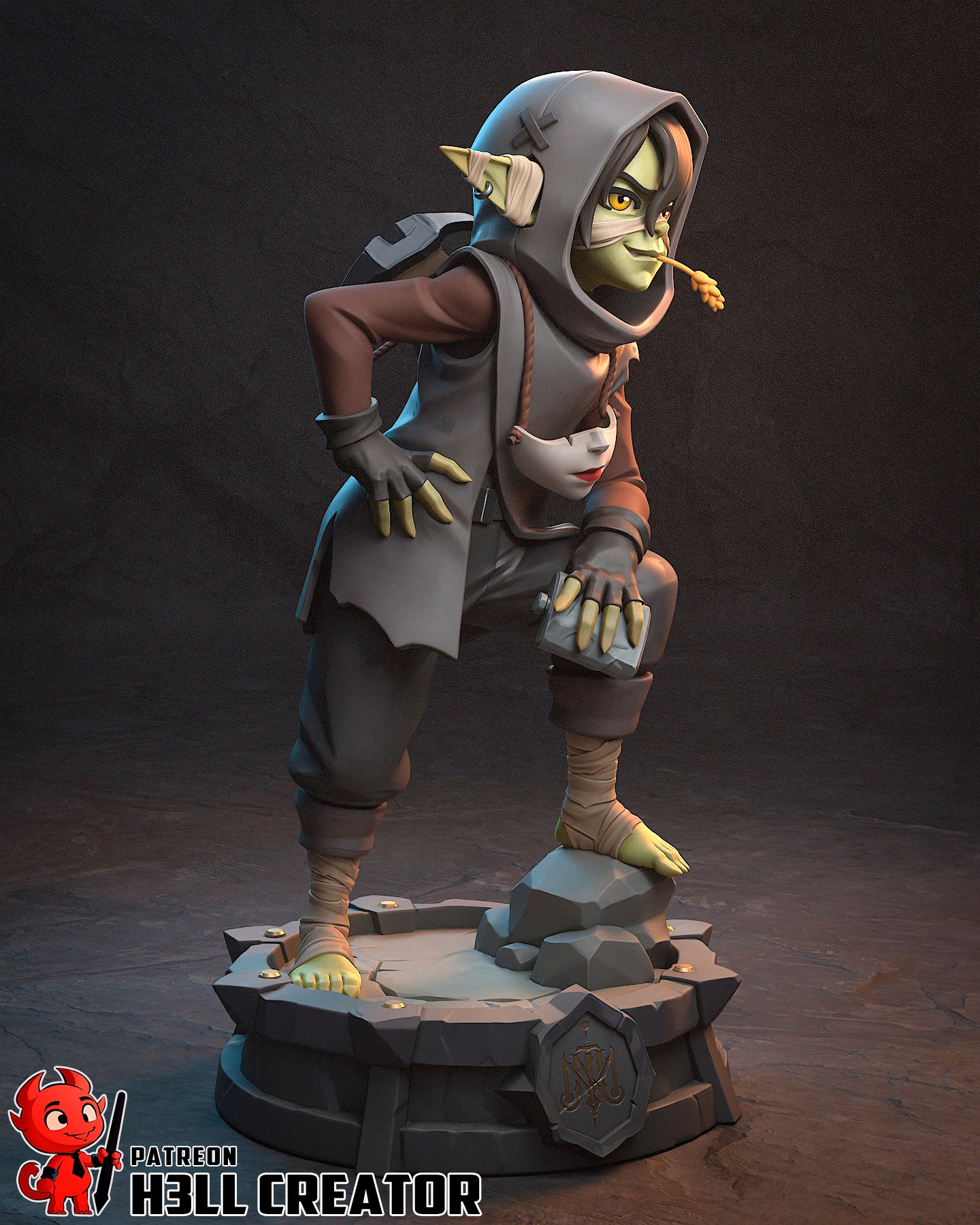 Nott | 3D Printed Resin Model | Unpainted or Hand-Painted