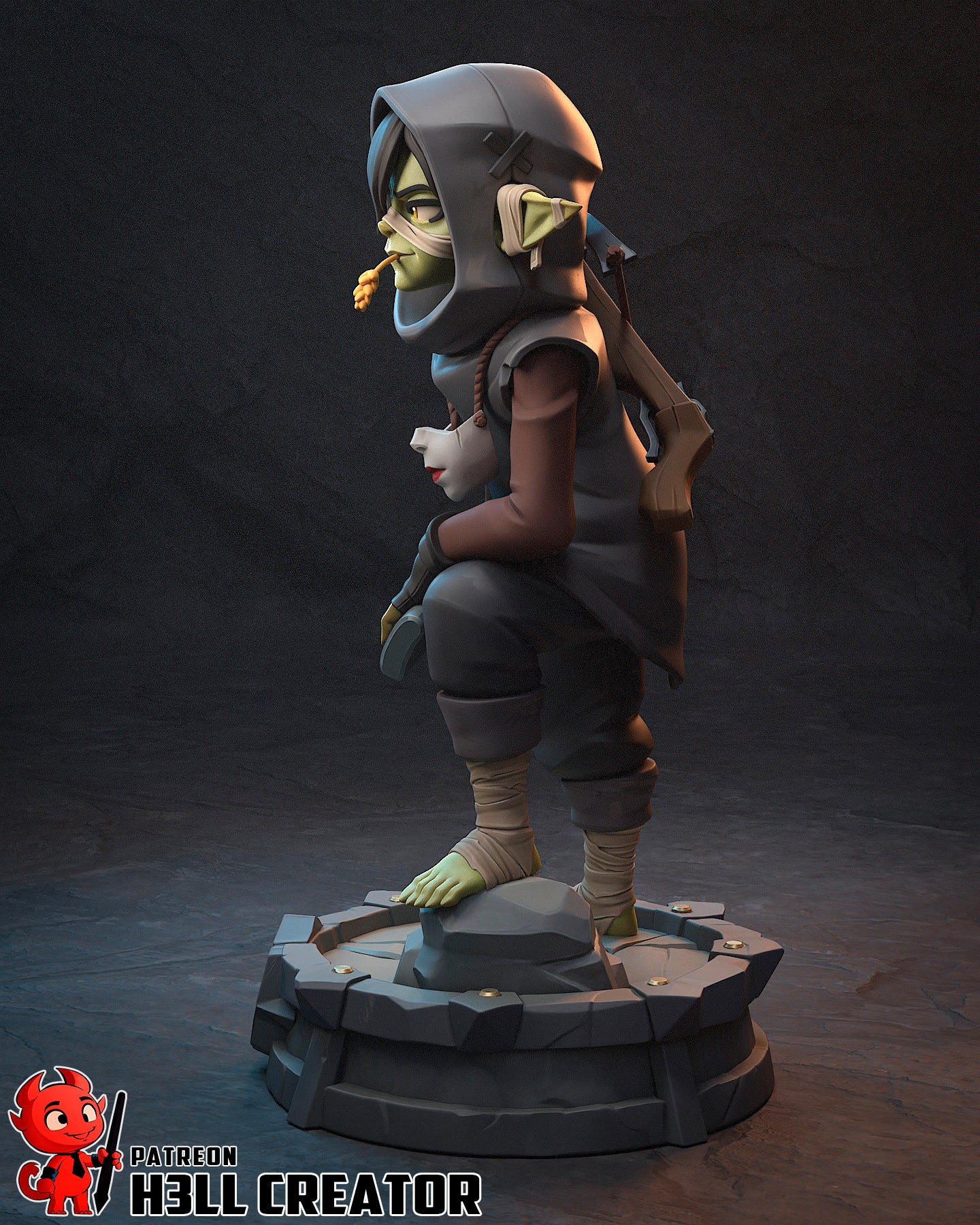 Nott | 3D Printed Resin Model | Unpainted or Hand-Painted