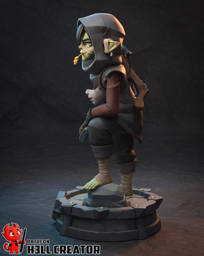 Nott | 3D Printed Resin Model | Unpainted or Hand-Painted