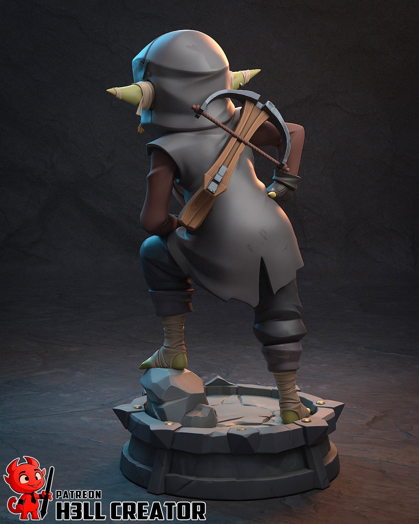 Nott | 3D Printed Resin Model | Unpainted or Hand-Painted