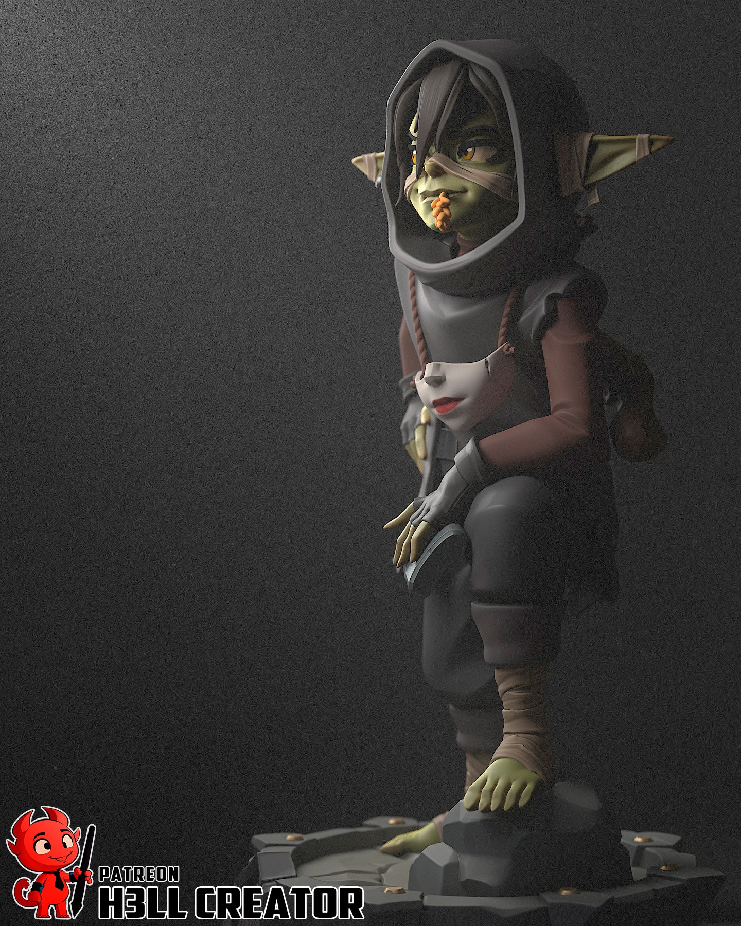 Nott | 3D Printed Resin Model | Unpainted or Hand-Painted