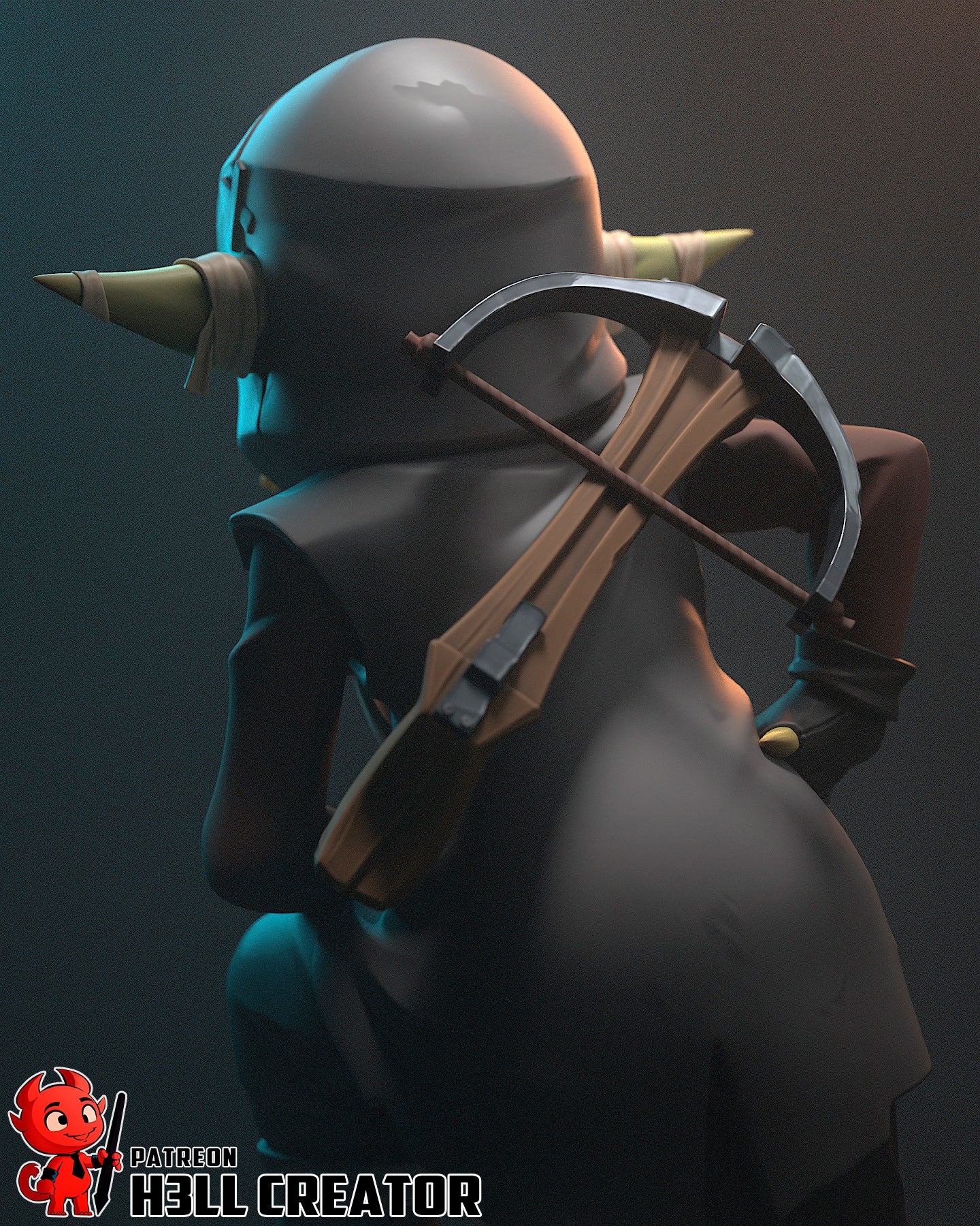 Nott | 3D Printed Resin Model | Unpainted or Hand-Painted